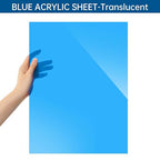 Blue Acrylic Sheet 12" x 16" x 1/8", ALCCIFI Cast Plexiglass Sheets - Image 5