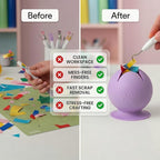 iVyne Berry Suctioned Vinyl Weeding Scrap Collector & Holder - Image 2