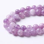 8mm 45pcs Natural Lavender Amethyst Beads Round Loose Gemstone Crystal Energy - Image 3
