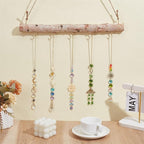5 Hook Driftwood Jewelry Display Hanging Jewelry Organizers Vintage Drift Wood - Image 4