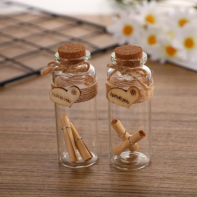 Danmu 30ml 1.18" x 2.75" Potion Bottles, Mini Glass Bottles, Small Glass Jars - Image 4