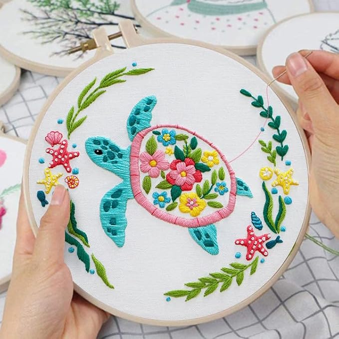 Louise Maelys Sea Turtle Embroidery Kit - Image 6