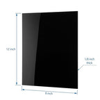 KAITELA Pack of 10 Black Acrylic Sheet 8" x 12" Cast Plexiglass Panel 1/8" - Image 3