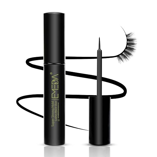 EMEDA Eyelash Glue Black Lashes Glue Super Strong Hold 24H/ Water by EMEDA
