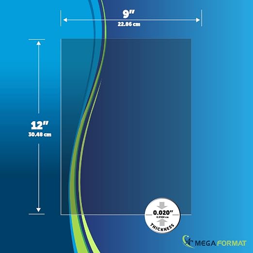 Clear Acrylic Sheets, 0.02 Inch Transparent Thin Plastic Sheets - Image 3