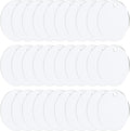 PATIKIL 1.2" Dia. Acrylic Circles, 30 Pack Round Clear Plastic Sheet Ornament by PATIKIL