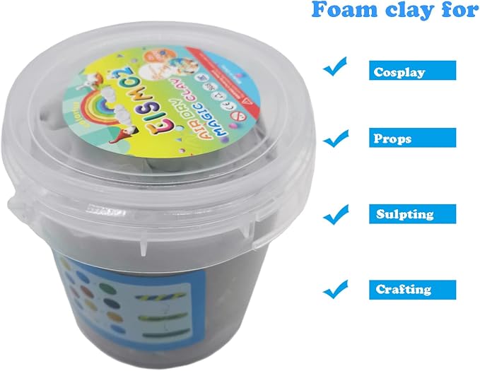 Air Dry Modeling Clay 10.5 oz Ultra Light Magic Clay DIY Moulding Dough Primary - Image 3