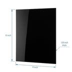 KAITELA Pack of 10 Black Acrylic Sheet 4" x 6" Cast Plexiglass Panel 1/8" Thick - Image 3
