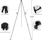 RRFTOK 3 Pack 63 in Sign Easel Stands, Instant-Fold Tripods - Image 6