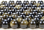 Zenkeeper 116 Pcs Gold Sheen Obsidian Beads - Image 2