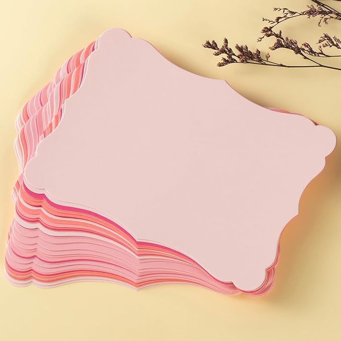 50 Pack Blank Kraft Greeting Cards, 5 Colors, 4x6IN | Thick Cardstock Paper - Image 3