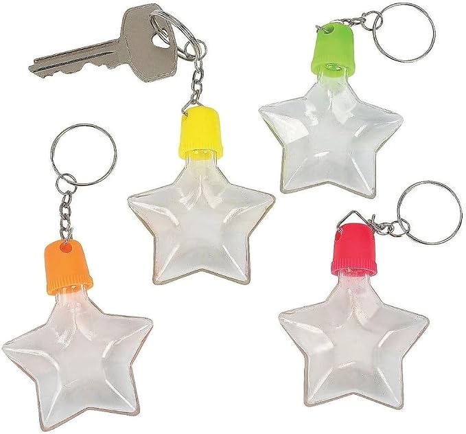 Star Sand Art Bottle Key Chains - Image 2