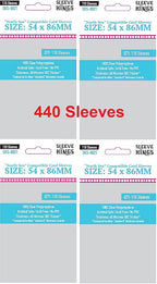 Sleeve Kings North Sea Compatible Sleeves 54 X 86 mm by SleeveKings