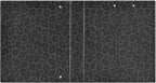 Black Cheetah Round Ring Binders 1.5 Inch Leopard 3 Ring Clipboard Binder - Image 2