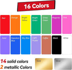 Coogert 16 Colors Jumbo Poster Markers, 15MM Thick Permanent Acrylic Graffiti - Image 5