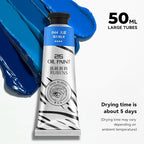 Paul Rubens Oil Paint, 20 Colors*50ml LargeTubes, Professional Oil Colors - Image 5