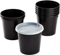 Karat [24oz - 240 ct Black PP Injection Molded Round Deli Containers with Lids (FP-IMDC24-PPB)