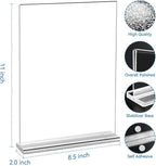 EHWINE 10 Pack 8.5 x 11 Acrylic Sign Holder, Hotels and Events - Image 4