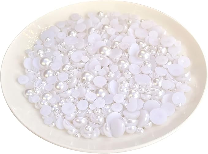 Flatback Pearl Bead for Crafts Half Pearl Beads for Crafting DIY - Image 5