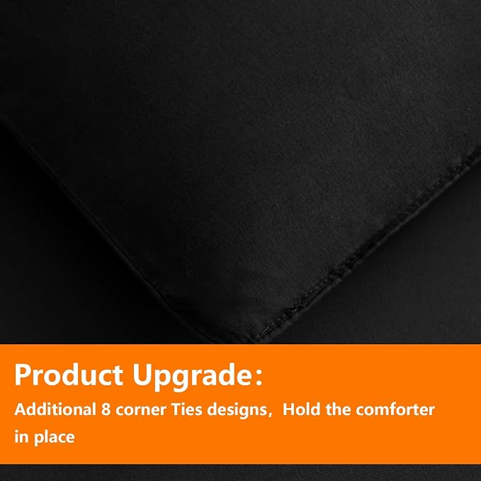 TAIMIT Black Full Size Comforter Set - Image 5