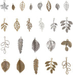 PH PandaHall 14 Styles Tree Leaf Charms by PHPandaHall