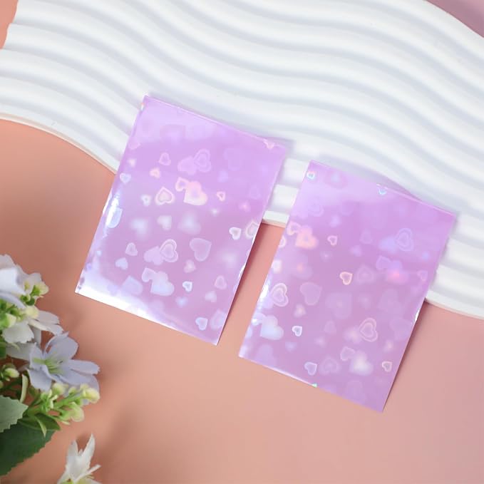 Penitue Photocard Sleeves, Holographic Foil Cover | Photocard Sleeves - Image 4