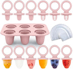 Silicone Baby Popsicle Molds for Teething Relief by YukiniYa