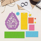 3D Diamond-Shaped Box Metal Cutting Dies Hollow Out Plant Box Die Cuts Carbon - Image 4