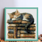 KYOQFVN Cat Counted Stamped Cross Stitch Kits - Image 4