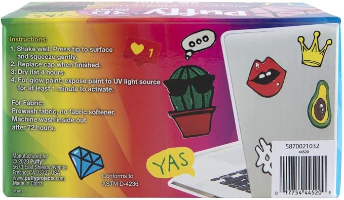 Puffy Bulk Buy Paint 30 Pack Premium Quality 3D Paint Set. Safe - Image 3