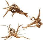 Hamiledyi 6-8in Aquarium Driftwood 3PCS Reptile Spider Wood Assorted Branches by Hamiledyi