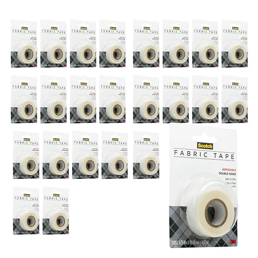 Scotch Removable Fabric Tape, 3/4 in x 180 in Rolls, Model FTR-1-CFT by Unknown
