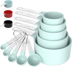 Measuring Cups & Spoons Set, Stackable Cups and Spoons | Nesting Measure Cups by TILUCKBringsGoodLuck