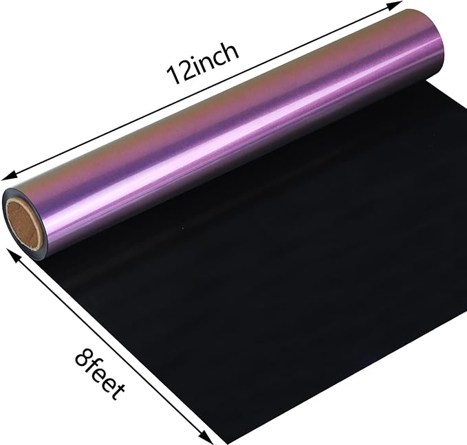 guangyintong Chameleon Heat Transfer Vinyl HTV Rolls, Changing Color HTV Vinyl - Image 2