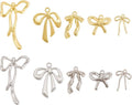FASHEWELRY Alloy Bowknot Charms Links Golden Bow Tie Connector Charms Metal Bow by FASHEWELRY