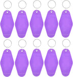 10pcs Blank Hotel Keychains Bulk Vintage Motel Keychain Vinyl HTV Keychains DIY by Nwsrayu