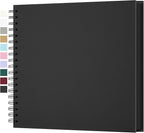 Yopih 12x12 Inch DIY Scrapbook Photo Album, Hardcover Kraft Paper Acid-Free by Yopih