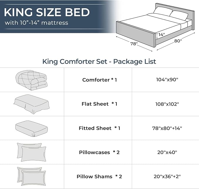 HEVUMYI Red King Comforter Set - Image 8