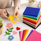 40 Pack Thin Felt Fabric Sheets 12" x 12" Assorted Colors Squares Felt Fabric - Image 5