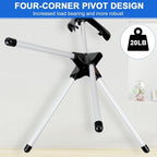 Adjustable Cap and Gown Display Stand, 32-63 Inch, Foldable Steel Frame - Image 4