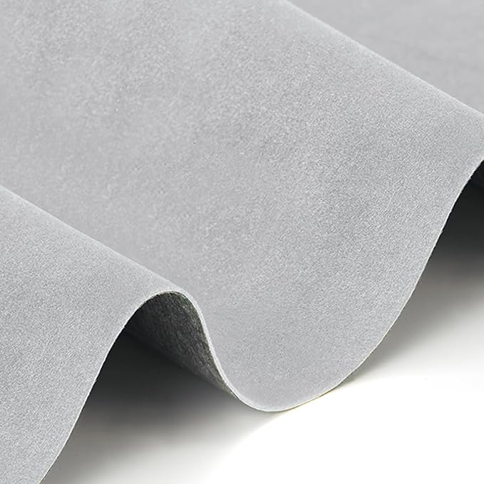 Self Adhesive Plush Velvet Fabric Sheets Velvet Flock Paper Roll Soft Flocking by AINITAOCOM