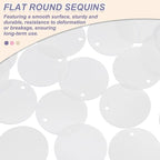 MECCANIXITY 700 Pcs Flat Round Sequins 15mm/0.6 Inch Loose Paillettes Craft - Image 3