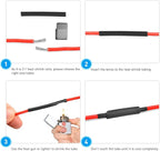 Nilight - 50005R Heat Shrink 2:1 Electric Insulation Tube Kit 45mm Flame - Image 3