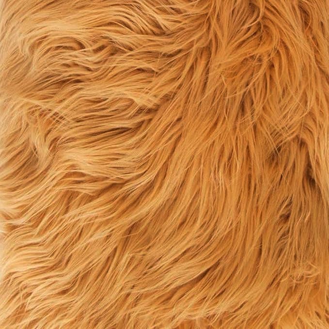 Faux Fake Fur Long Pile Luxury Shaggy/Craft, Decorations / 60" Wide/Sold by The by FabricEmpire