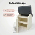 Miniature Villa Model Wooden Tiny House Compact Dollhouse Mini House Storage - Image 7
