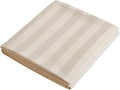 Flat Sheet Only Queen Size, 400 TC 100% Egyptian Cotton Flat Sheet Striped by ShunjieHome