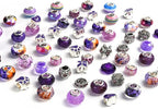 Aipridy European Large Hole Beads, Colorful Glass Charm Beads Set - Image 2