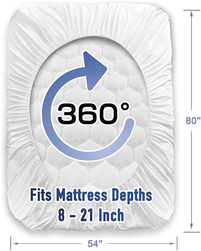 MATBEBY Full XL Mattress Pad - Image 5
