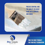 Pro Grade - Paint Brushes - 12Ea 2.5" Angle Brushes - Image 5