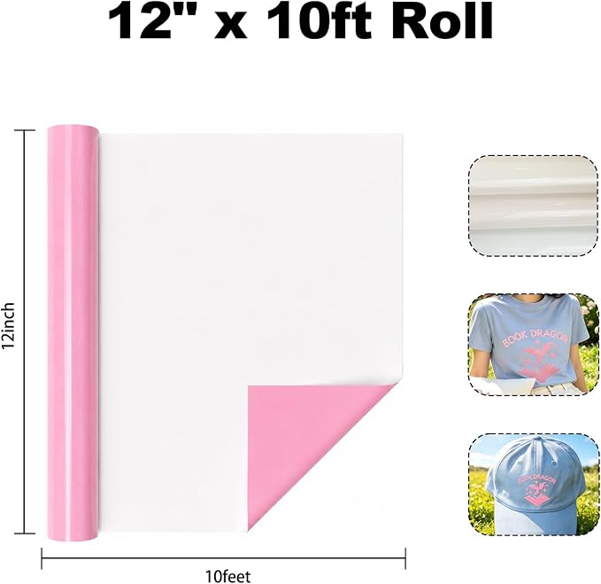 FUNKAKA UV Color Changing Heat Transfer Vinyl HTV Roll - Image 3
